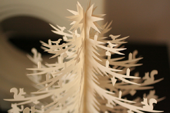 Paper Christmas Trees Pattern